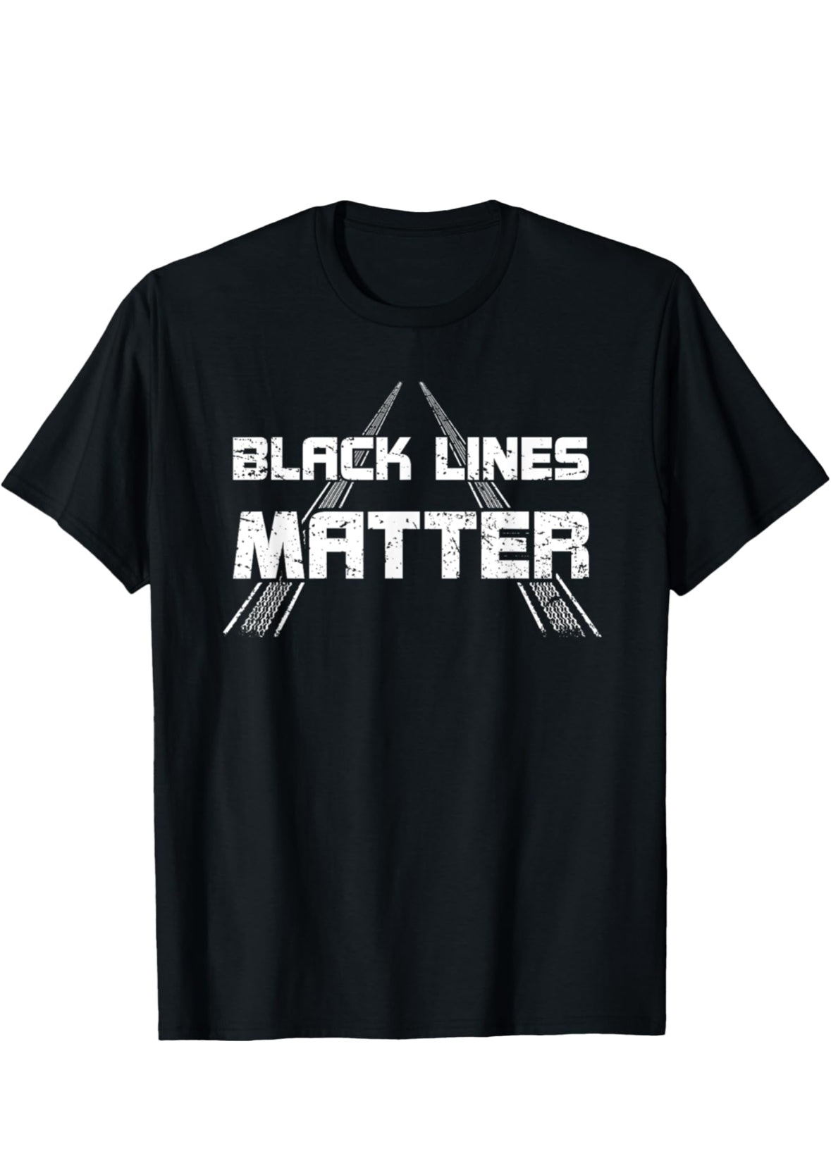 Black Lines Matter Car Burnout